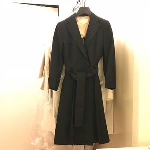 ANTONIO BERARDI Black Trench Coat